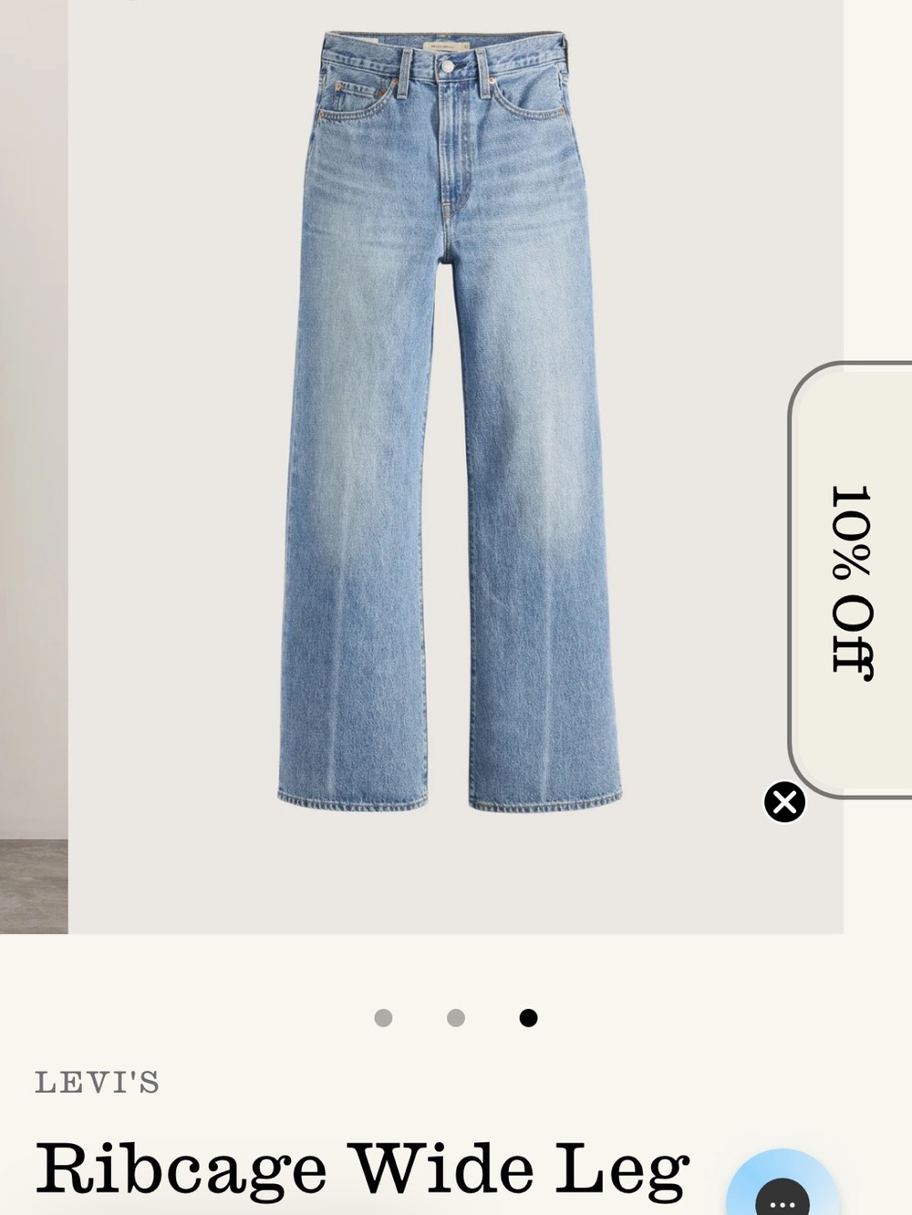 Levi's Ribcage Wide-Leg Jeans - Picture 4 of 6